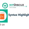 WpDiscuz Syntax Highlighter Addon WordPress Plugin